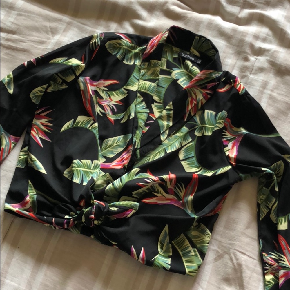 Birds of Paradise Button Down